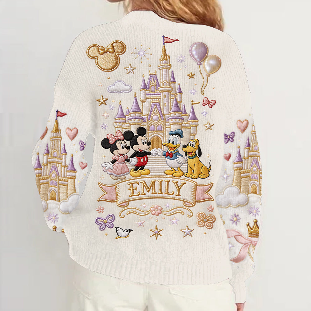 Personalized 3D Dream Trip Cardigan for Kids | Magical Castle Gift Cardigan Sweater GradoCreations