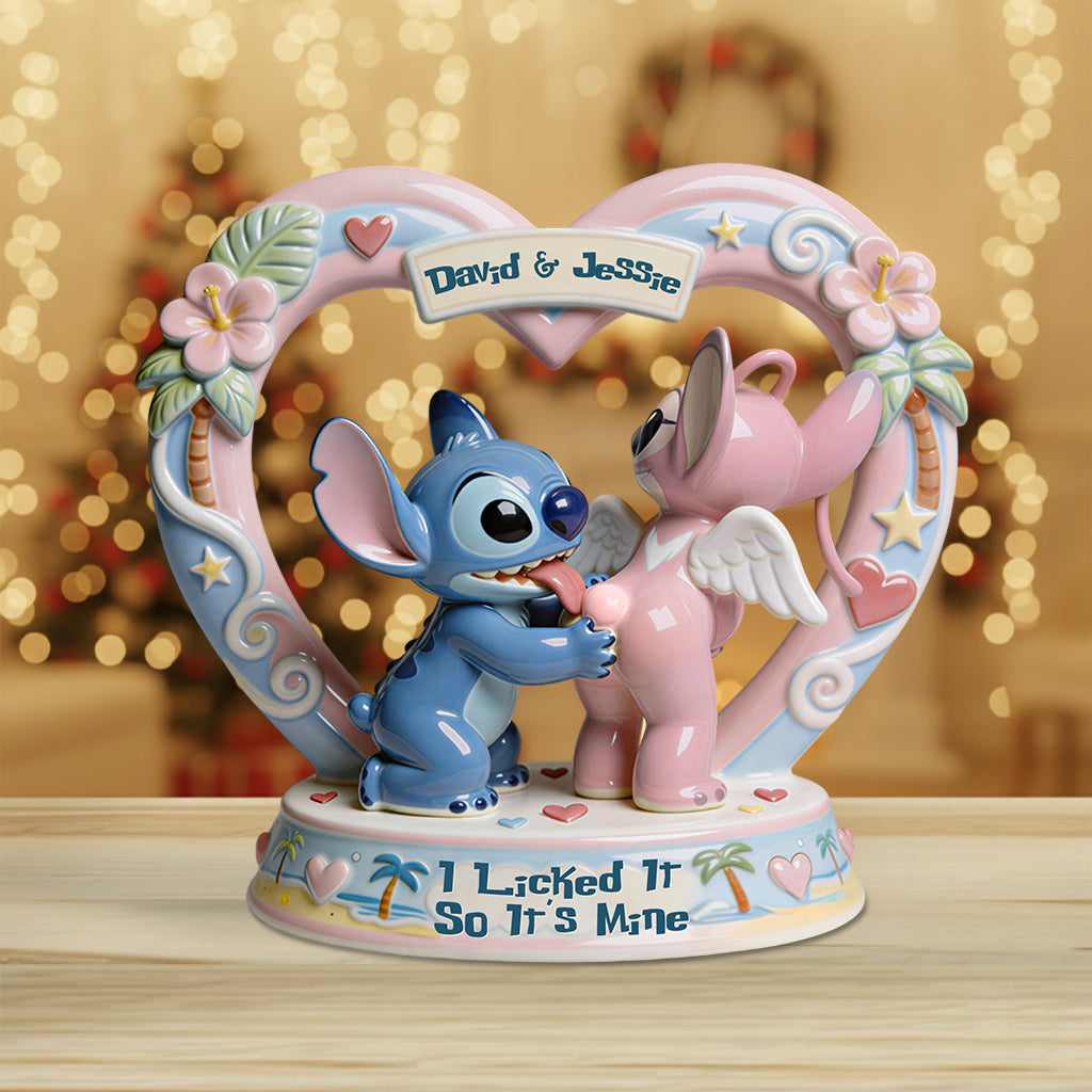 Personalized Ohana Acrylic Plaque Gift for Couples | Custom Name Plaque Custom Shaped Acrylic Plaque GradoCreations