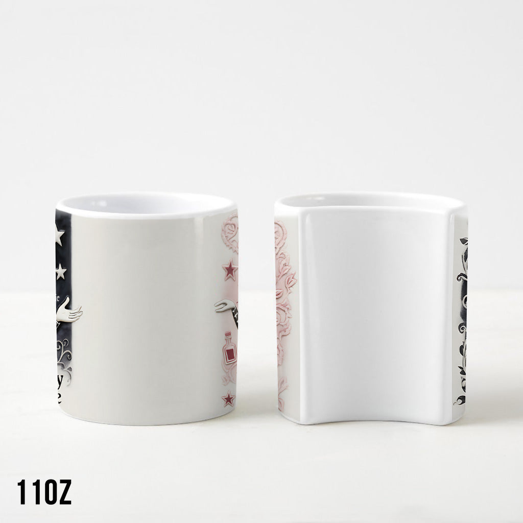 Personalized Matching Heart Handle Mug Set for Couples Matching Heart Handle Mug GradoCreations