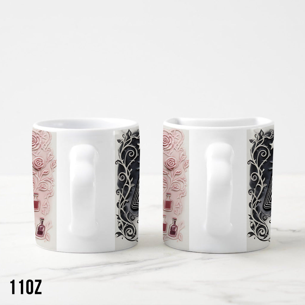 Personalized Matching Heart Handle Mug Set for Couples Matching Heart Handle Mug GradoCreations