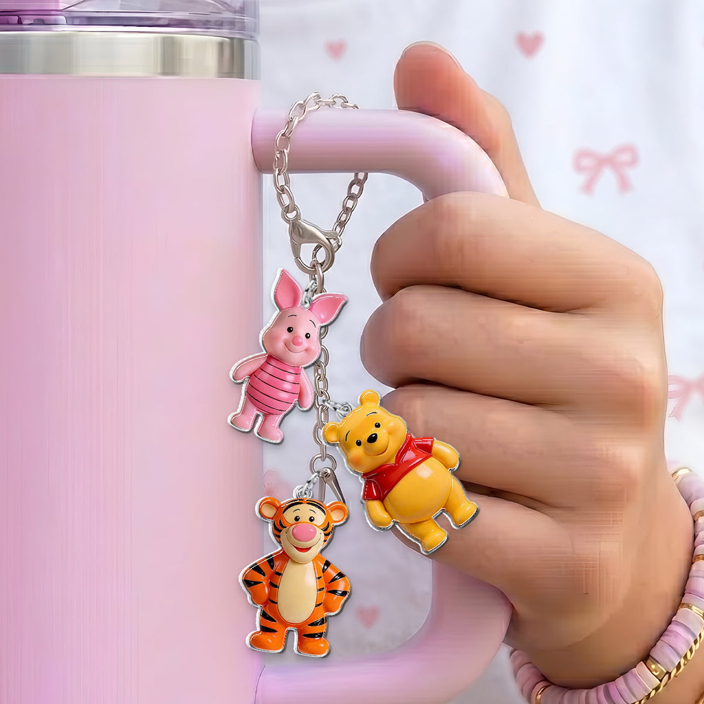 Personalized 3D Dangling Charms Custom Name Gift for Kids Dangling Charms GradoCreations