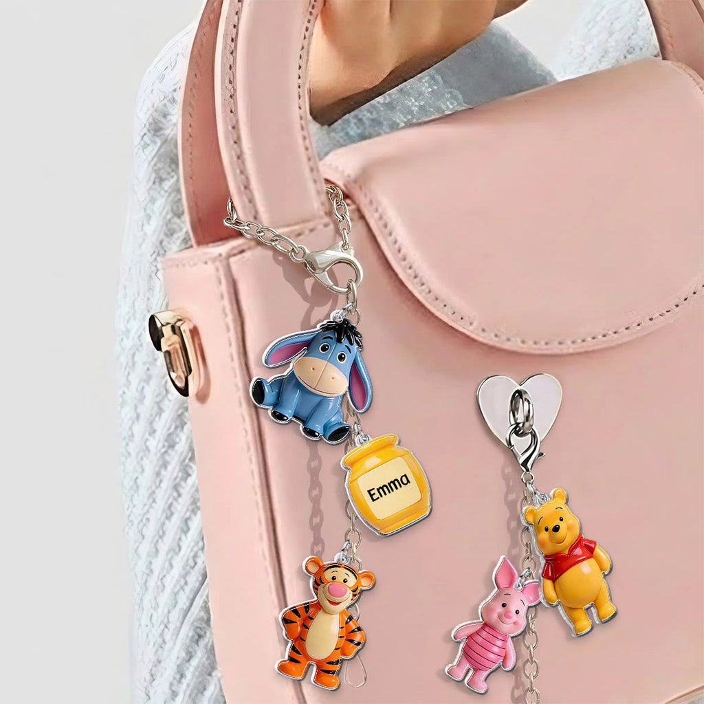 Personalized 3D Dangling Charms Custom Name Gift for Kids Dangling Charms GradoCreations
