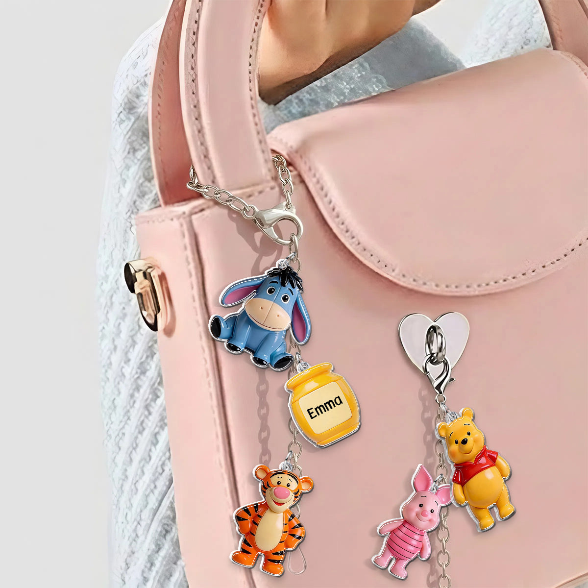 Personalized 3D Dangling Charms Custom Name Gift for Kids Dangling Charms GradoCreations