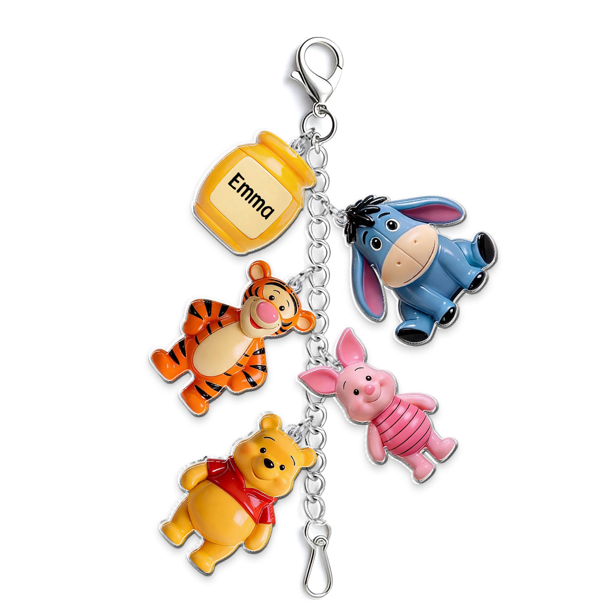 Personalized 3D Dangling Charms Custom Name Gift for Kids Dangling Charms GradoCreations