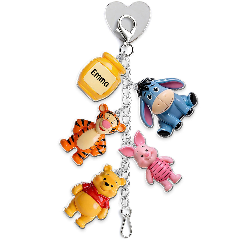 Personalized 3D Dangling Charms Custom Name Gift for Kids Dangling Charms GradoCreations