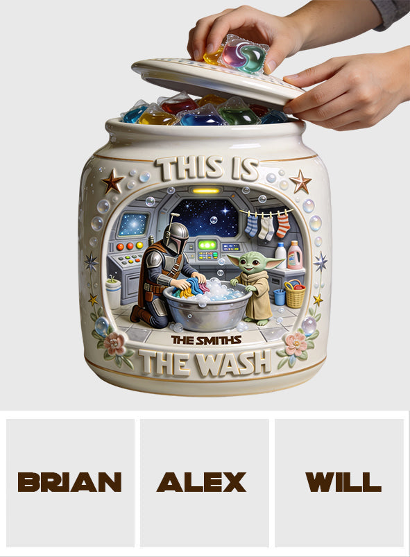 Personalized Ceramic Cookie Jar with Name Custom Design Gift for Family Cookie Jar GradoCreations