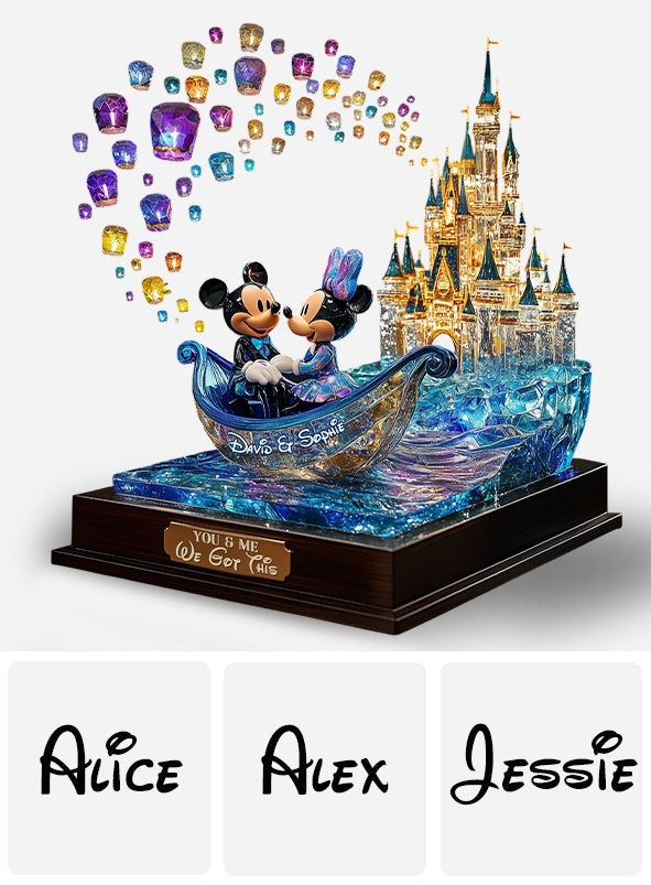 Personalized Acrylic Plaque Custom Shaped Gift for Couple Custom Shaped Acrylic Plaque GradoCreations
