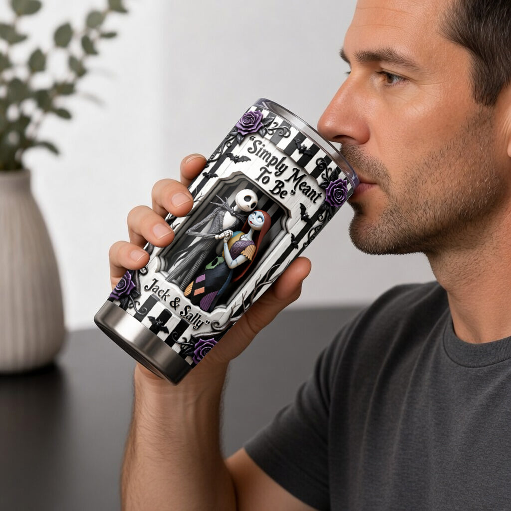 Personalized Spooky Tumbler Custom Name Gift for Couples Tumbler GradoCreations
