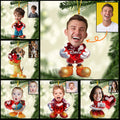 Personalized Custom Shaped Christmas Ornament Gift for Family Custom Shaped Ornament GradoCreations