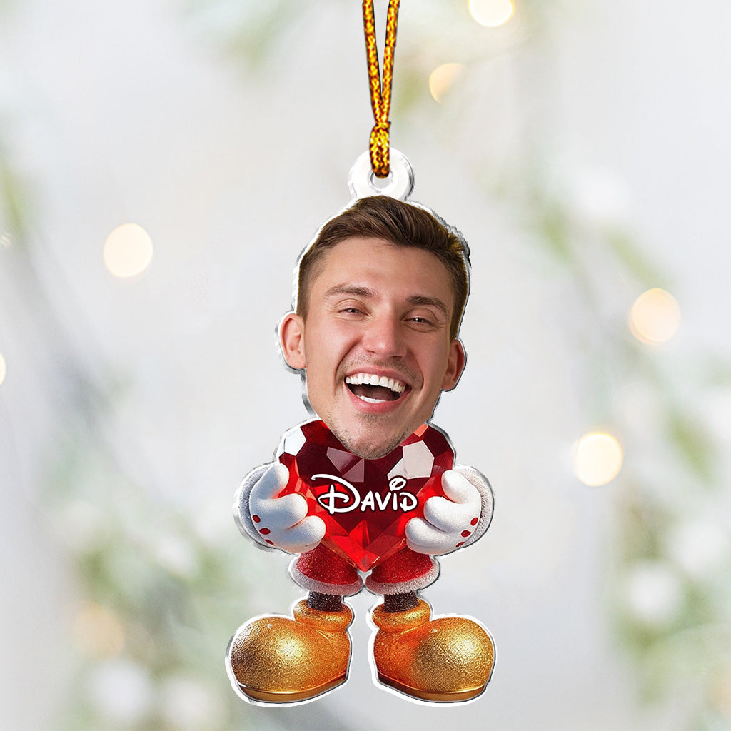 Personalized Custom Shaped Christmas Ornament Gift for Family Custom Shaped Ornament GradoCreations