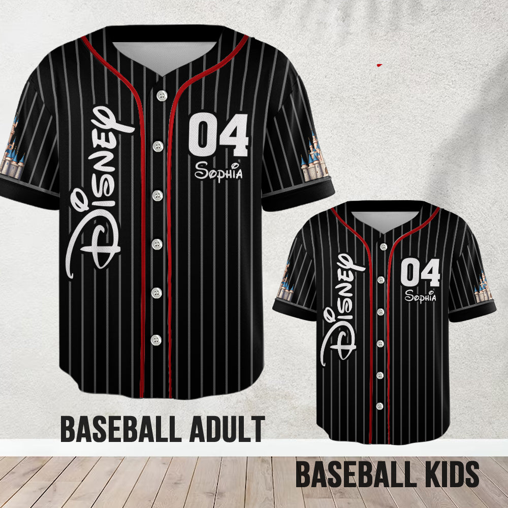 Personalized Mickey Mouse Baseball Jersey Custom Name Gift Baseball Jersey GradoCreations