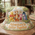 Personalized Adventure Bear Bucket Hat Custom Name Gift Bucket Hat GradoCreations