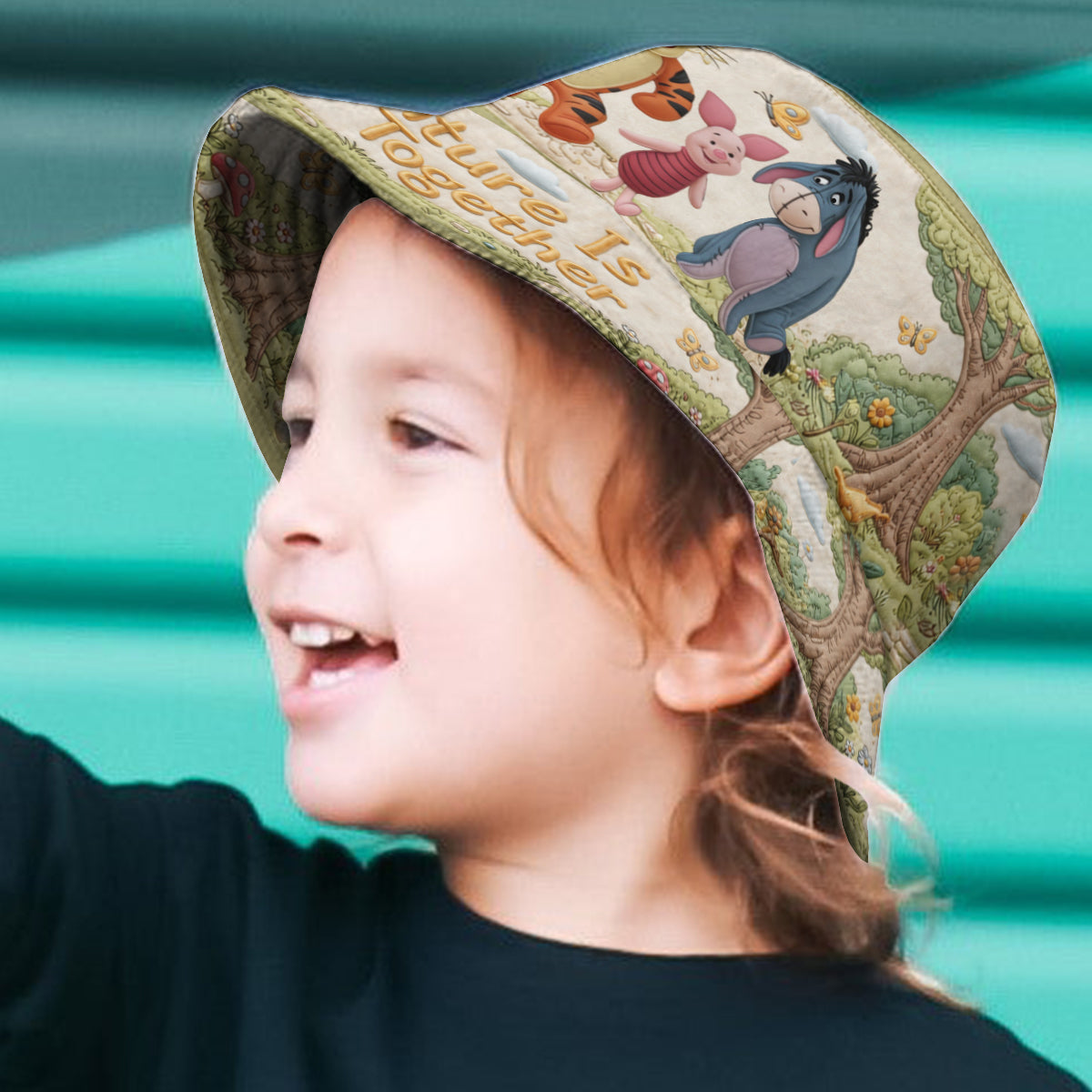 Personalized Quilted Bucket Hat Custom Name Gift for Her Quilted Bucket Hat GradoCreations