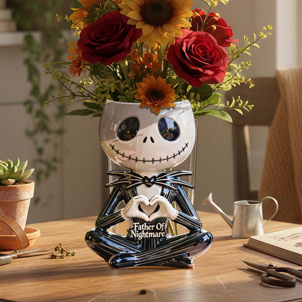 Personalized Nightmare Acrylic Pot and Stake Unique Gift Acrylic Pot & Stake GradoCreations