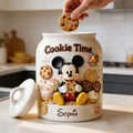Personalized Mickey Mouse Cookie Jar Custom Name Gift for Kids Cookie Jar GradoCreations