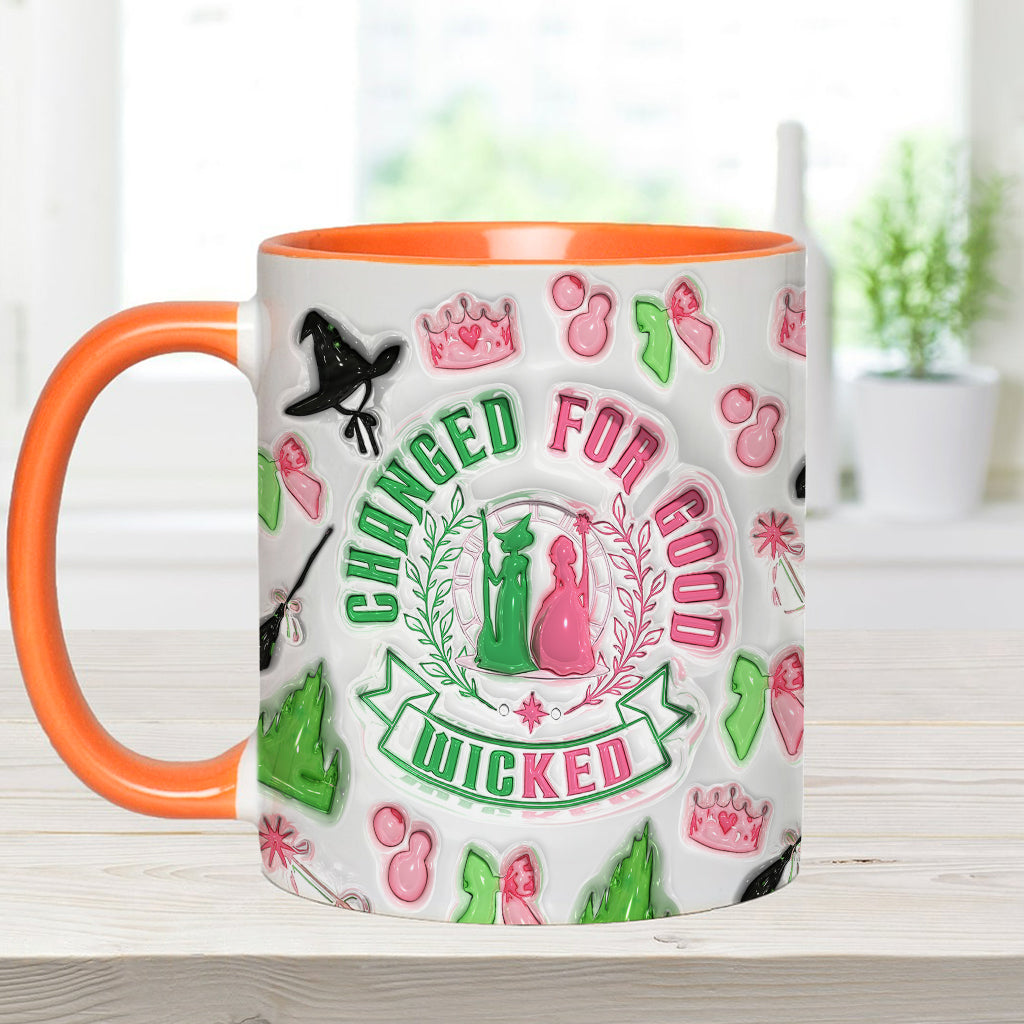 Personalized Witch Accent Mug Custom Name Gift for Halloween Accent Mug GradoCreations