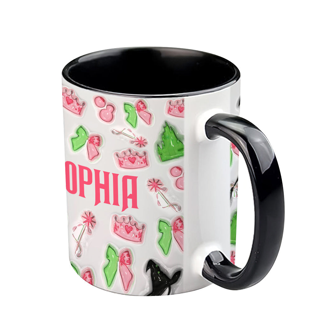 Personalized Witch Accent Mug Custom Name Gift for Halloween Accent Mug GradoCreations