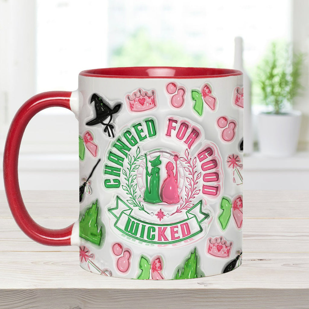 Personalized Witch Accent Mug Custom Name Gift for Halloween Accent Mug GradoCreations