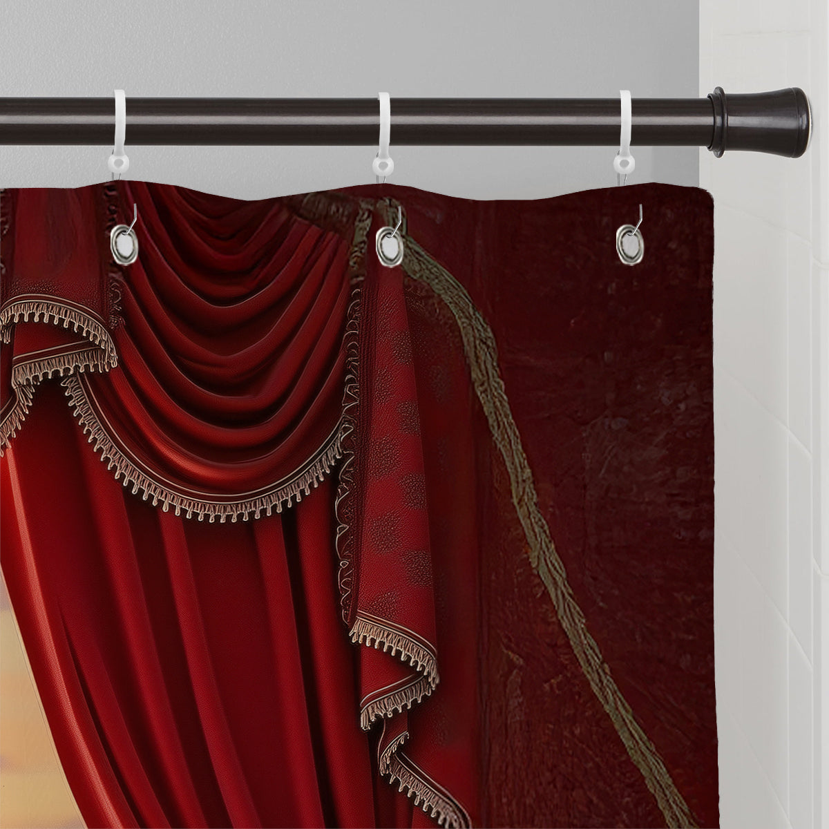 Personalized You & Me Curtain Set with 3D Mickey Design for Couples Window Curtains GradoCreations