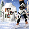 Personalized Christmas Mouse Hoodie and Leggings Gift Set Hoodie & Leggings GradoCreations