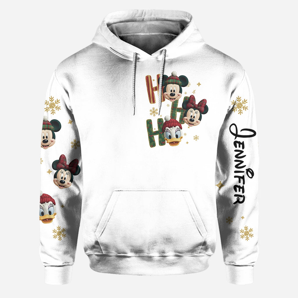 Personalized Christmas Mouse Hoodie and Leggings Gift Set Hoodie & Leggings GradoCreations