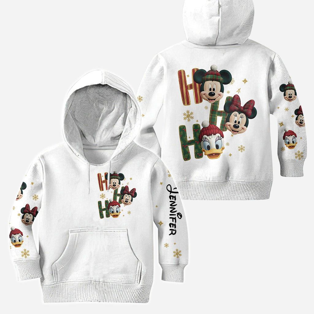 Personalized Christmas Mouse Hoodie and Leggings Gift Set Hoodie & Leggings GradoCreations