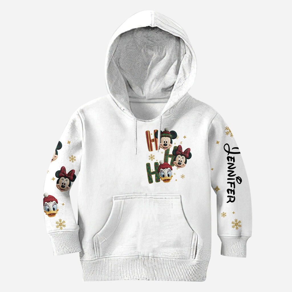 Personalized Christmas Mouse Hoodie and Leggings Gift Set Hoodie & Leggings GradoCreations