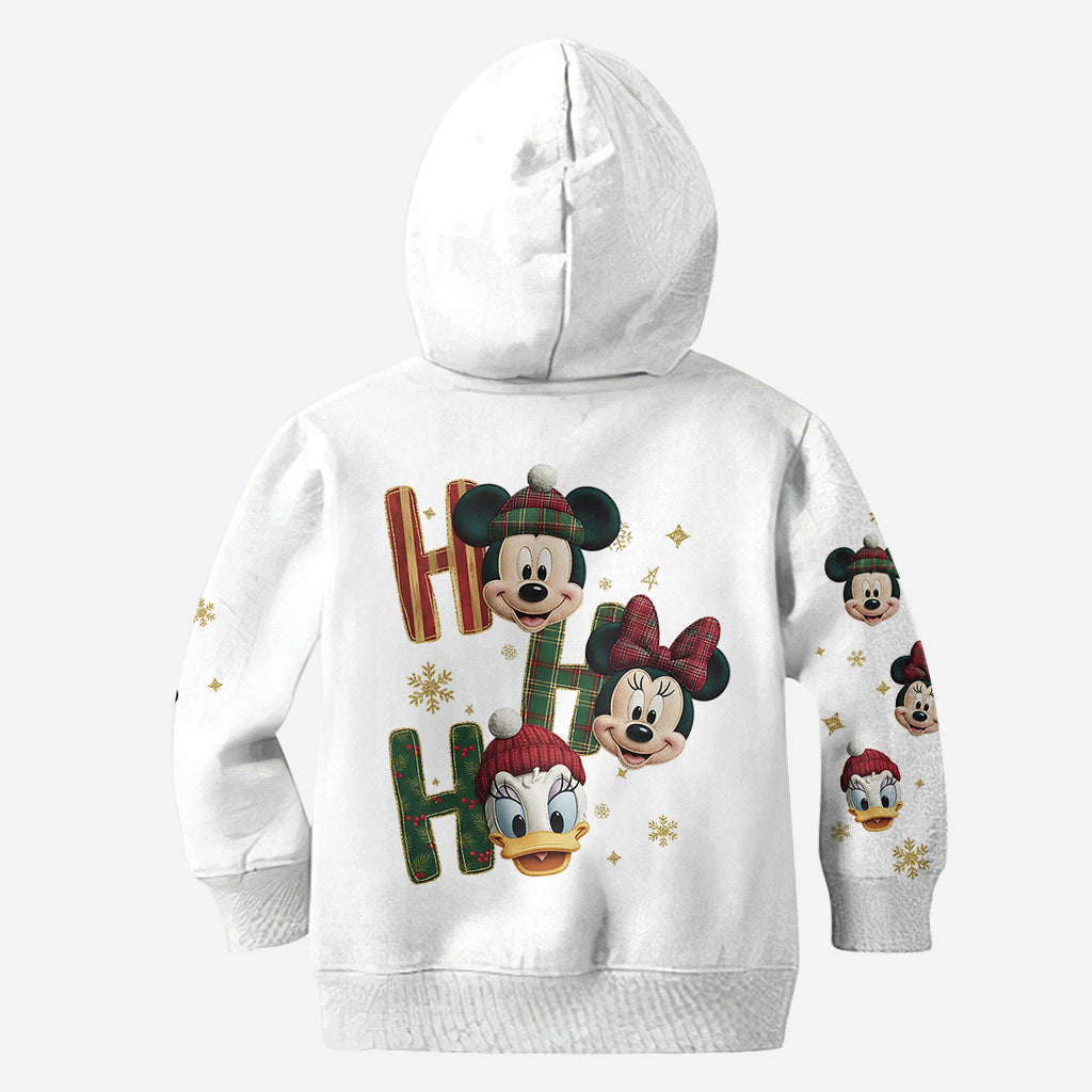 Personalized Christmas Mouse Hoodie and Leggings Gift Set Hoodie & Leggings GradoCreations