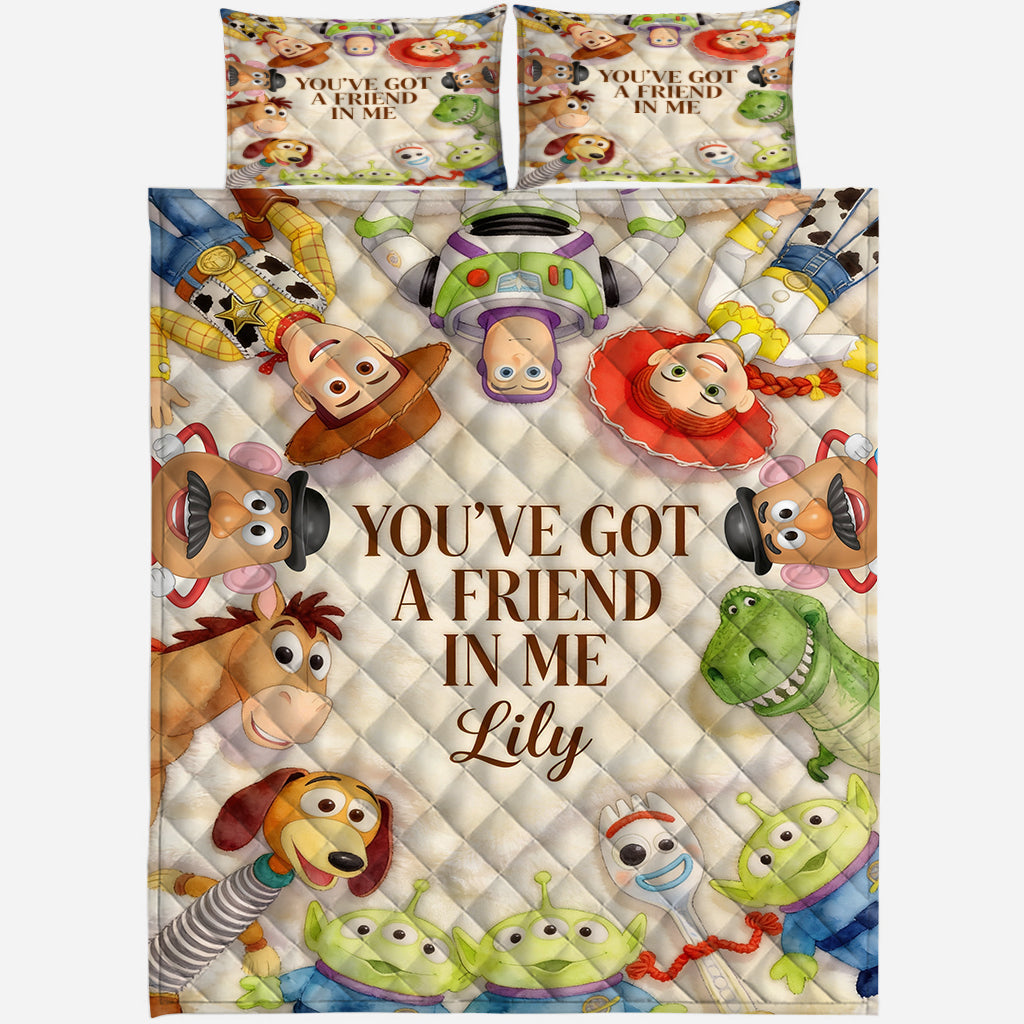 Personalized Kids Quilt Set You’ve Got A Friend In Me Gift Quilt Set GradoCreations