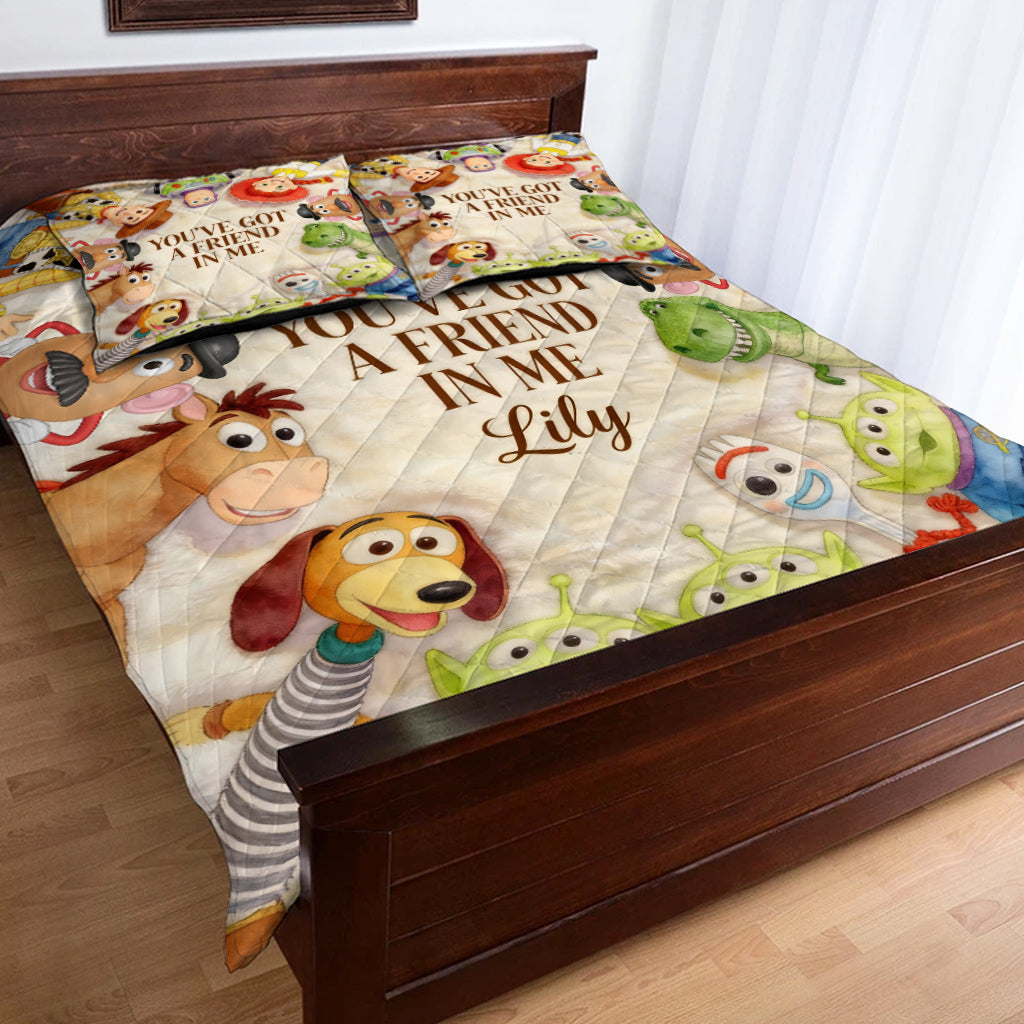 Personalized Kids Quilt Set You’ve Got A Friend In Me Gift Quilt Set GradoCreations