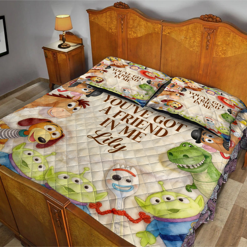 Personalized Kids Quilt Set You’ve Got A Friend In Me Gift Quilt Set GradoCreations