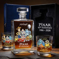 Personalized 40th Anniversary Whiskey Decanter Set Custom Name Gift Whiskey Decanter Set GradoCreations