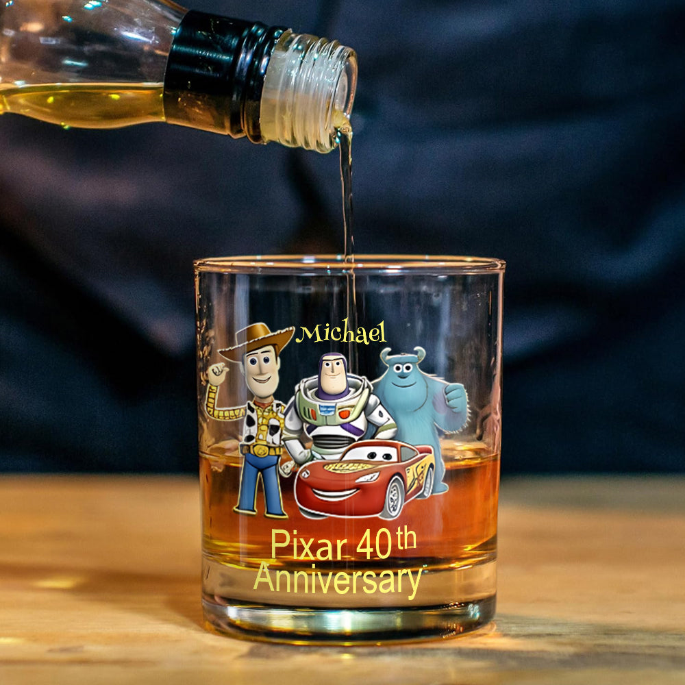 Personalized 40th Anniversary Whiskey Decanter Set Custom Name Gift Whiskey Decanter Set GradoCreations