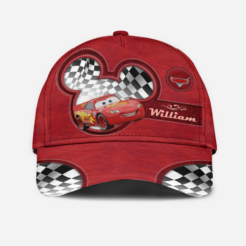 Personalized Cars Classic Cap Custom Name Gift for Kids Classic Cap GradoCreations