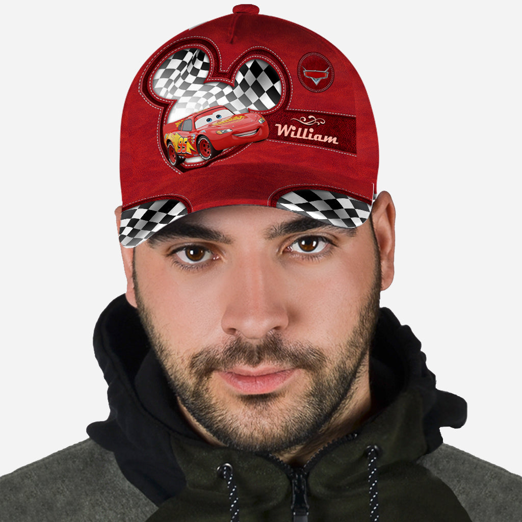 Personalized Cars Classic Cap Custom Name Gift for Kids Classic Cap GradoCreations