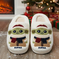 Personalized Holiday Slippers with Custom Name for Kids Slippers GradoCreations