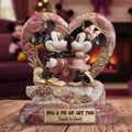 Personalized Mickey & Minnie Acrylic Plaque Custom Gift for Couples Custom Shaped Acrylic Plaque GradoCreations