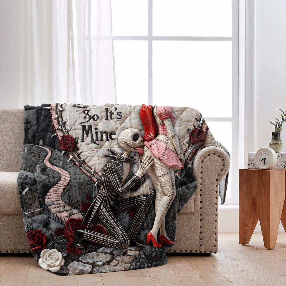 Personalized Nightmare Blanket with Custom Names for Couples Blanket GradoCreations