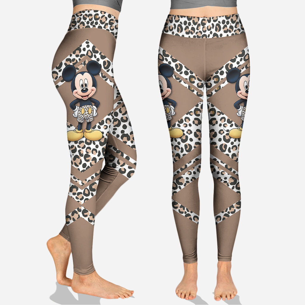 Personalized Mickey Mouse Hoodie and Leggings Set for Kids Hoodie & Leggings GradoCreations