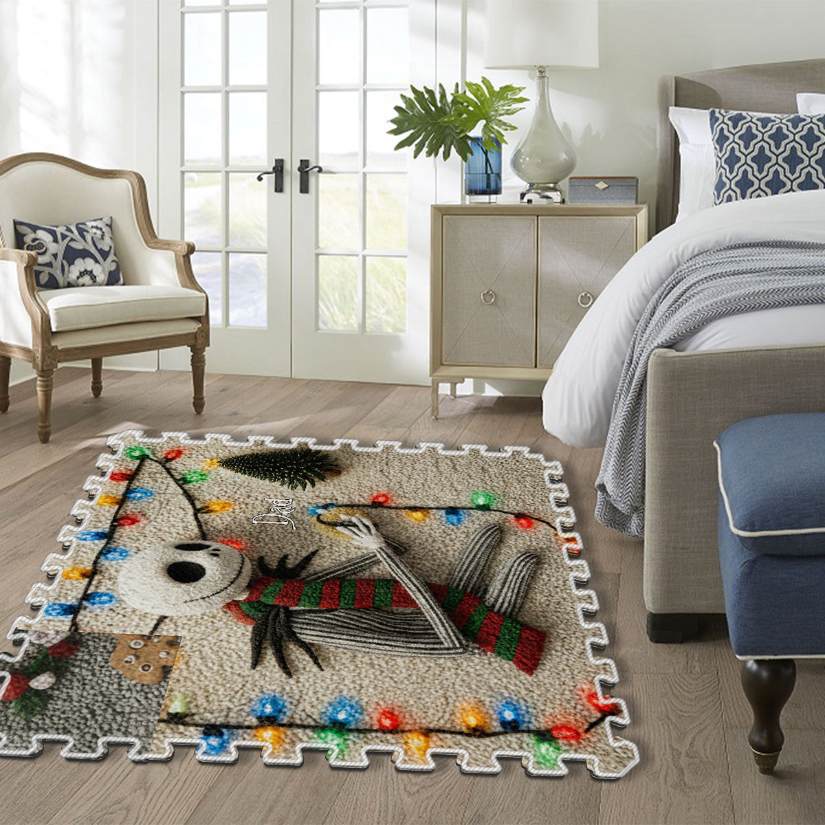 Personalized Non-Slip Tufted Rug Custom Family Design for Christmas Non-Slip Tufted Rug GradoCreations