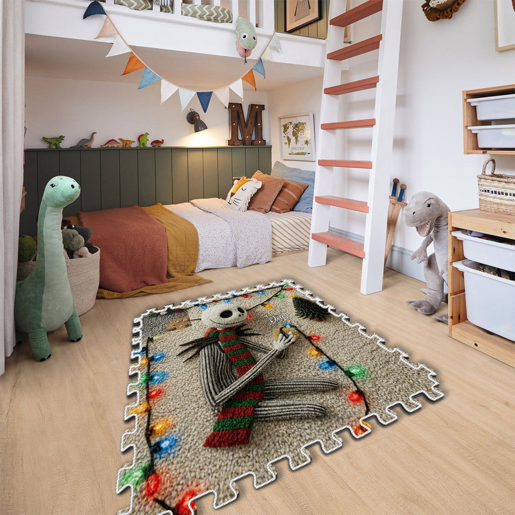 Personalized Non-Slip Tufted Rug Custom Family Design for Christmas Non-Slip Tufted Rug GradoCreations