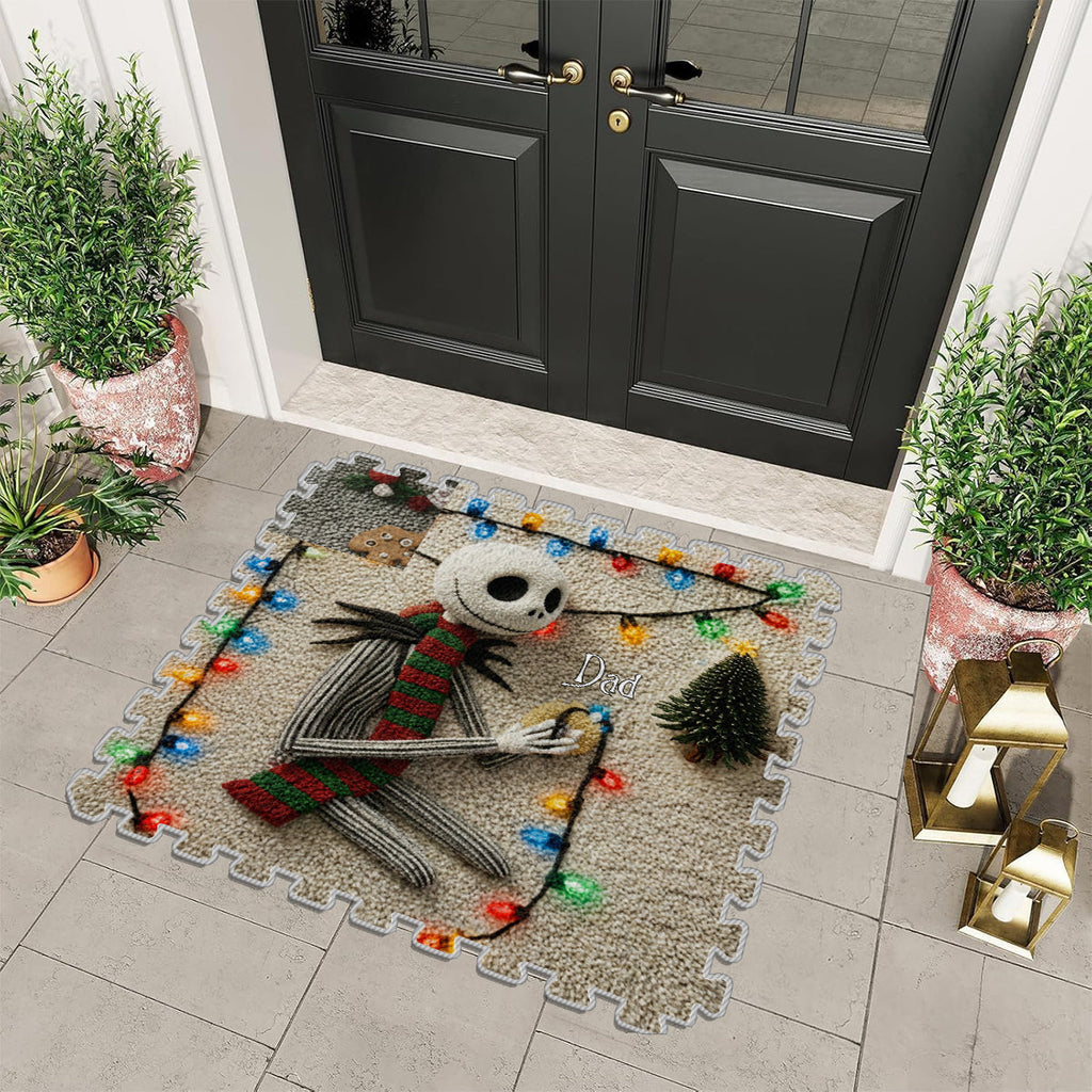 Personalized Non-Slip Tufted Rug Custom Family Design for Christmas Non-Slip Tufted Rug GradoCreations