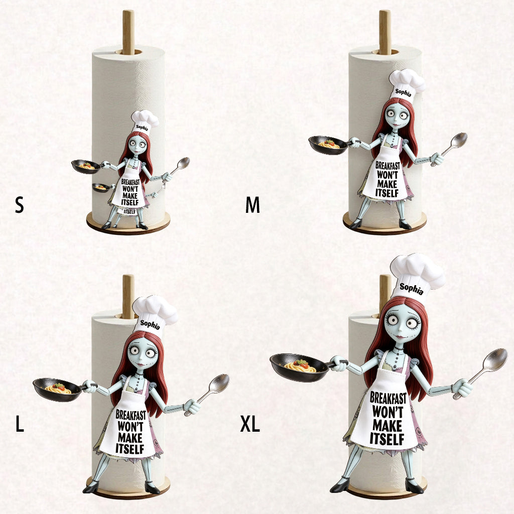 Personalized Halloween Paper Towel Stand Unique Gift for Kitchen Paper Towel Stand GradoCreations