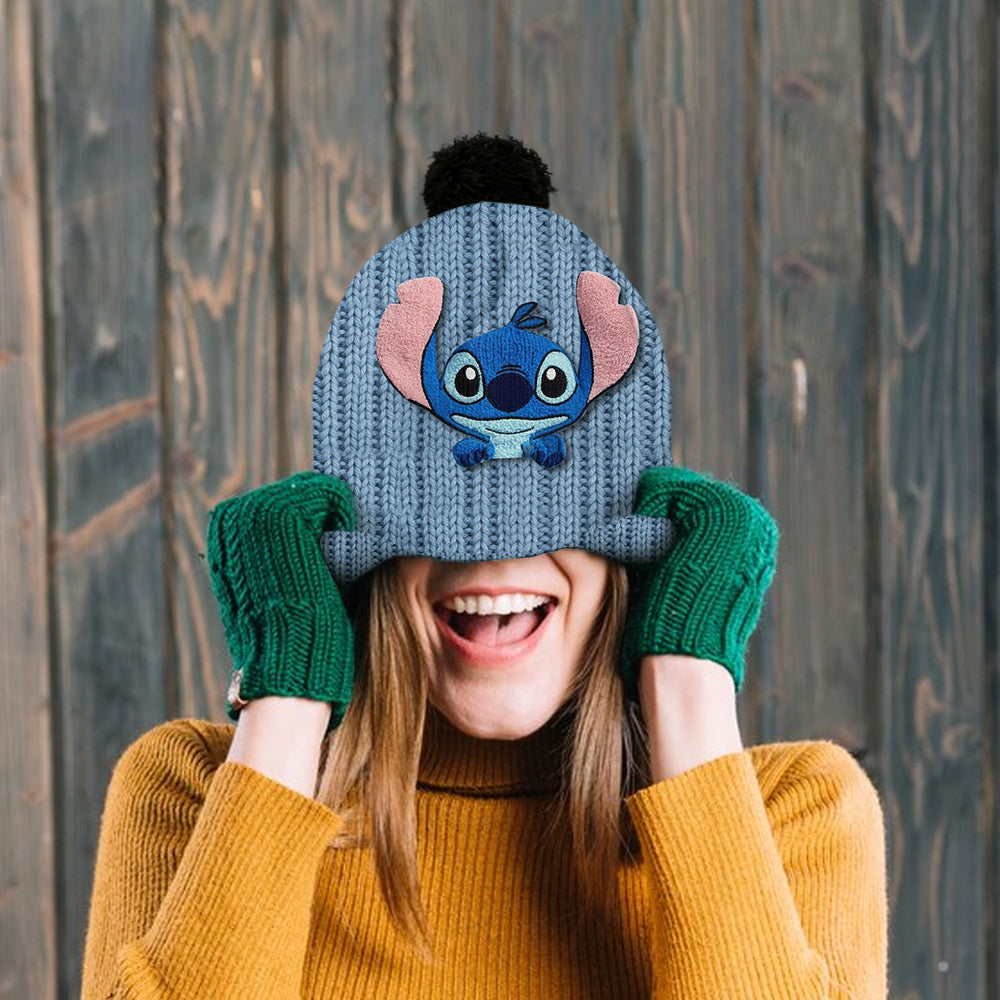 Personalized Stitch Beanie Hat Custom Name Gift for Kids Beanie Hat GradoCreations