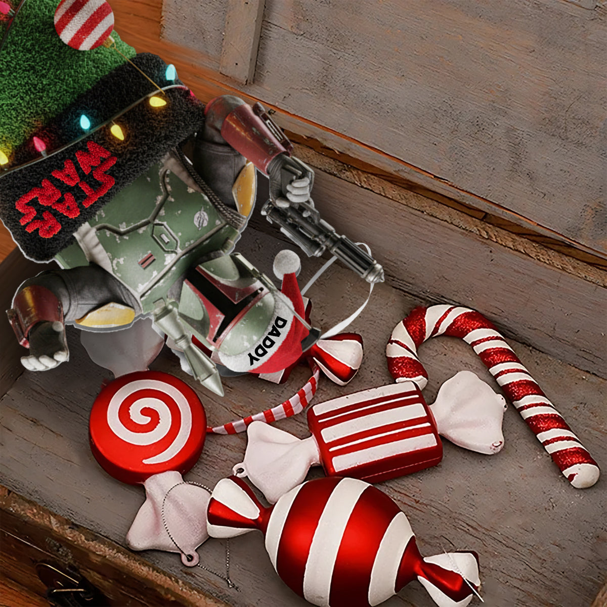 Personalized Star Wars Shaped Christmas Stocking for Kids & Family Shaped Christmas Stocking GradoCreations