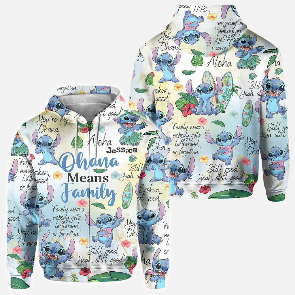 Personalized Ohana All Over Shirt Unique Family Gift All Over Shirt GradoCreations