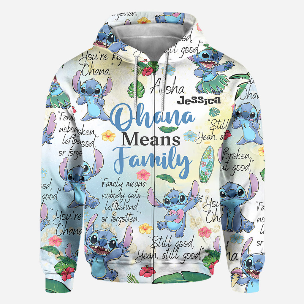 Personalized Ohana All Over Shirt Unique Family Gift All Over Shirt GradoCreations