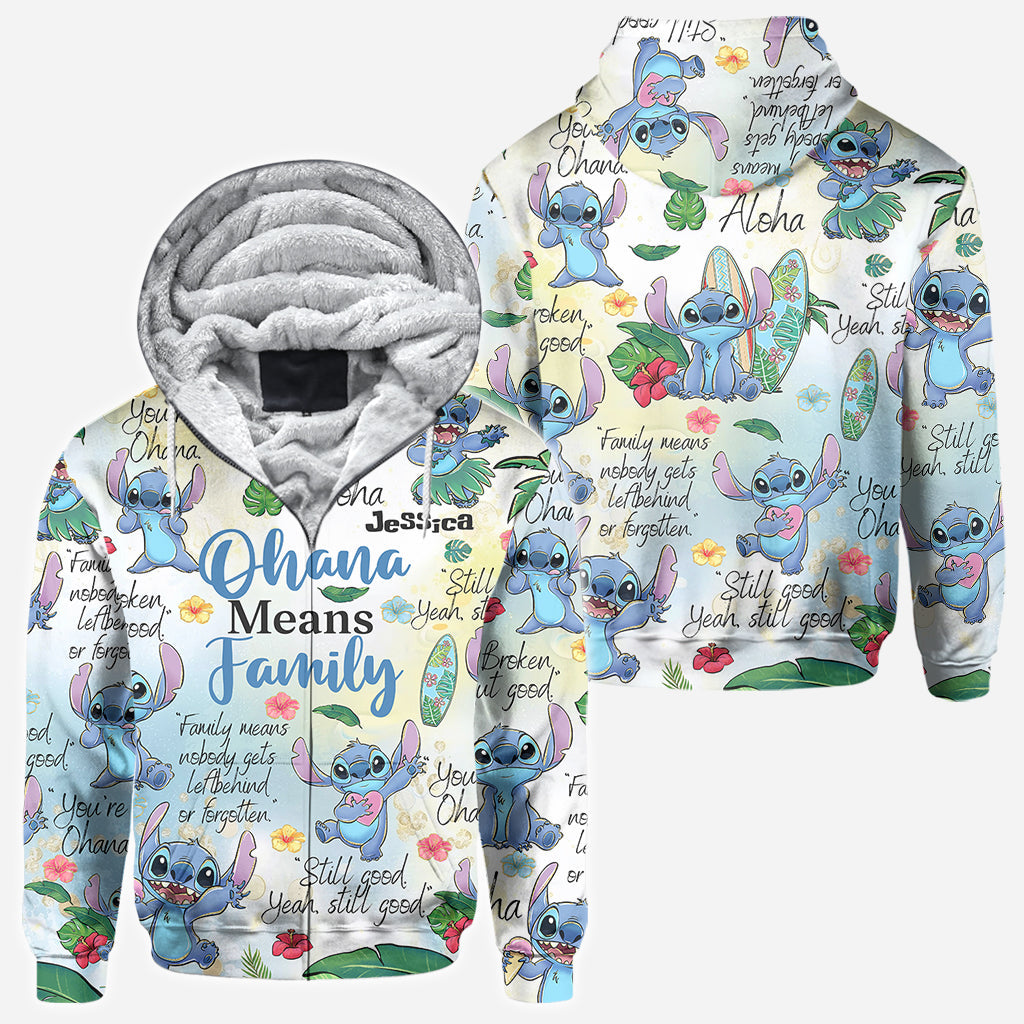 Personalized Ohana All Over Shirt Unique Family Gift All Over Shirt GradoCreations