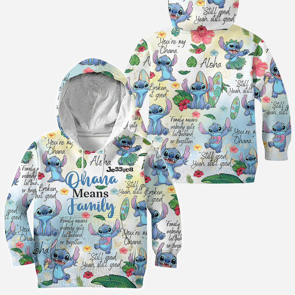 Personalized Ohana All Over Shirt Unique Family Gift All Over Shirt GradoCreations