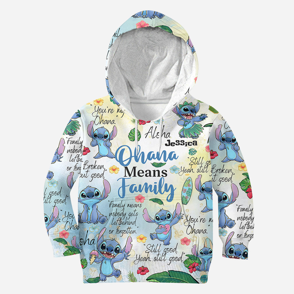 Personalized Ohana All Over Shirt Unique Family Gift All Over Shirt GradoCreations